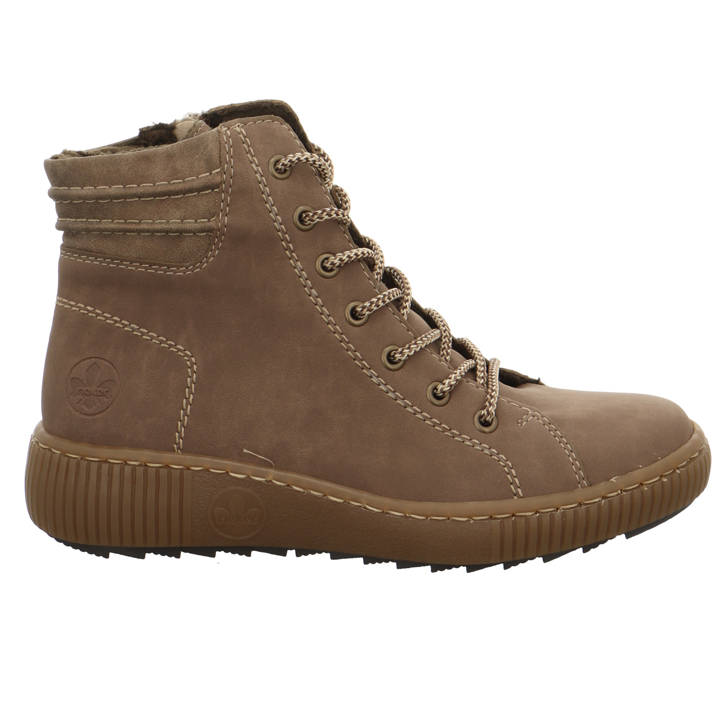 Schnürboots beige
