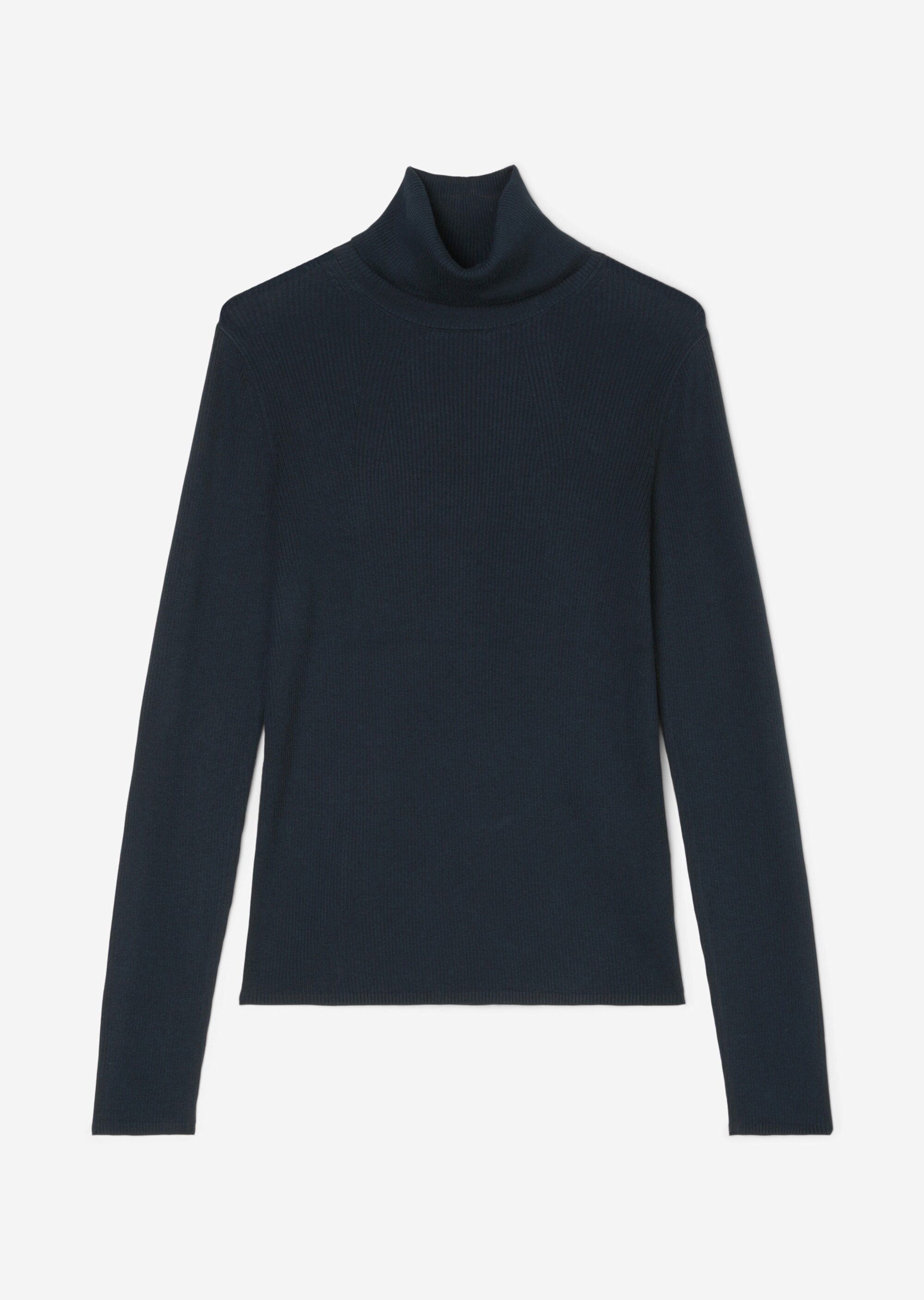 Rollkragenpullover slim aus Organic Cotton