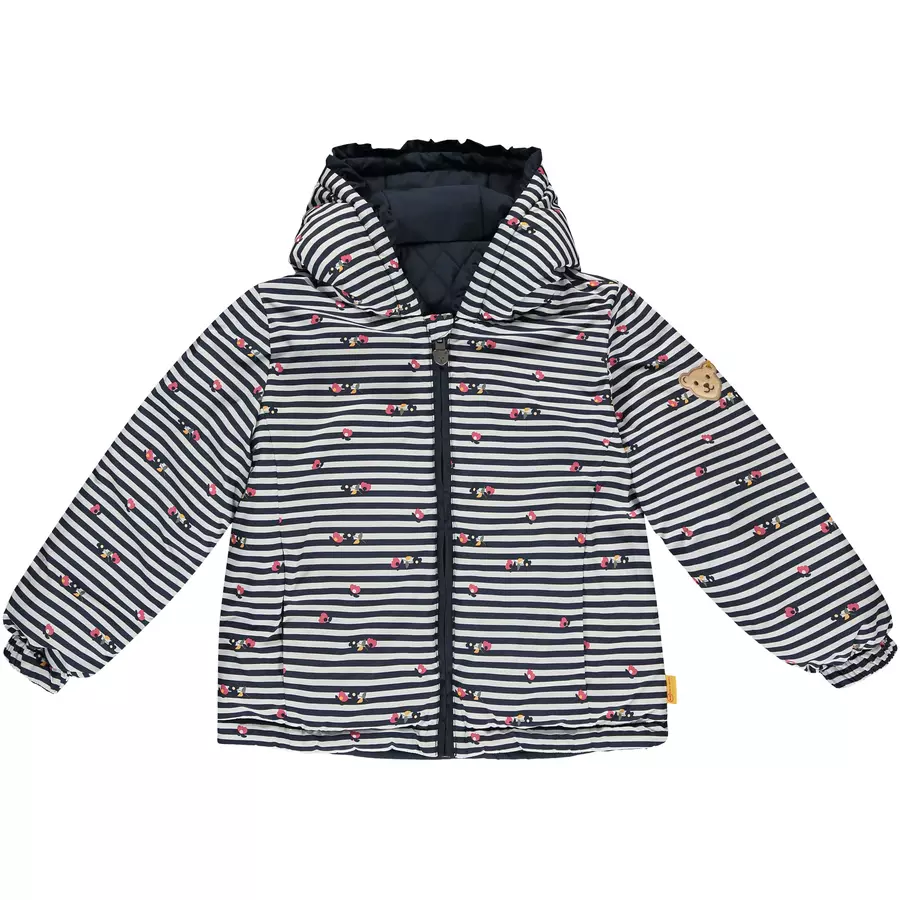 Steiff Girls Wendejacke, navy