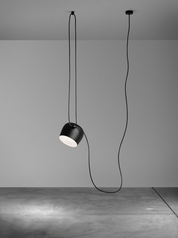 Flos Aim hanglamp LED Ø24.3 zwart