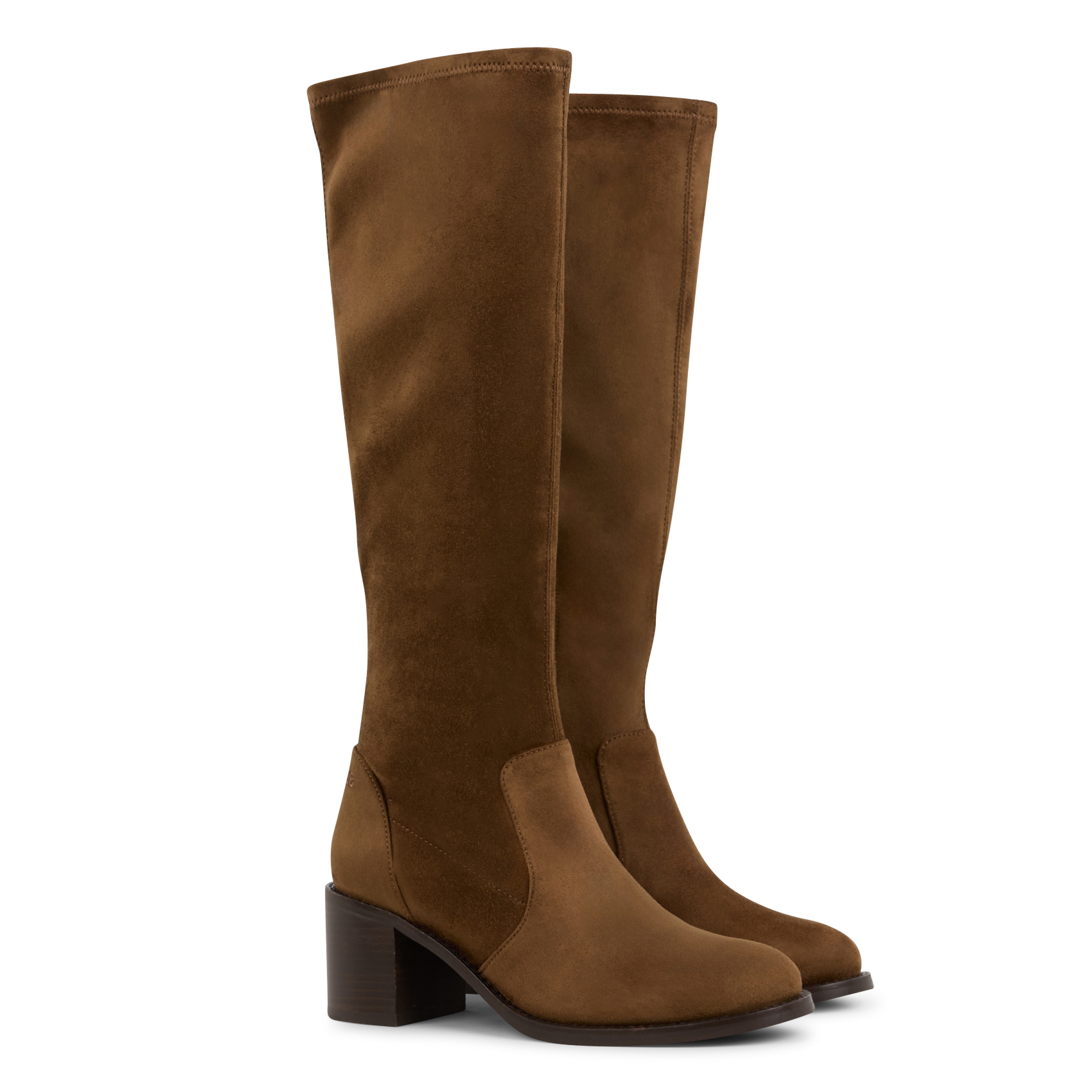 BRILLE - Bottes en cuir mélangé | Marron
