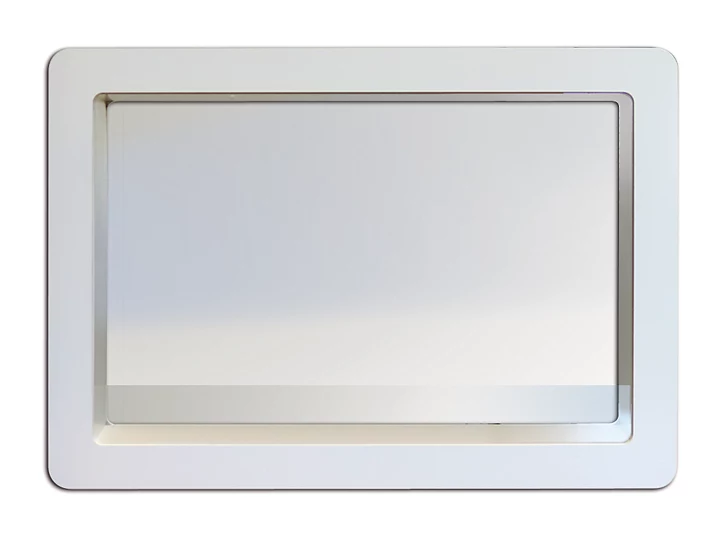 Hublot de porte rectangulaire 60 x 42 cm