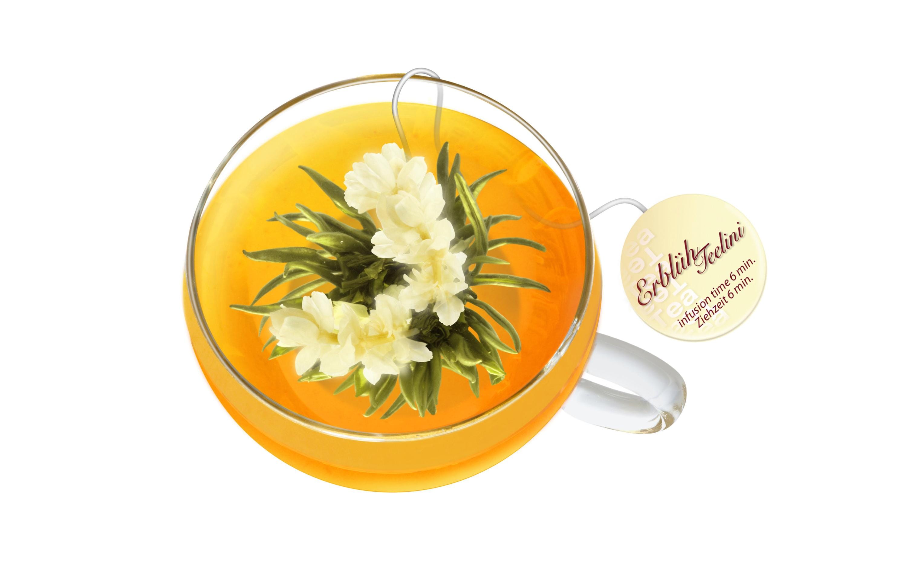 Erblühtee Erblühteelini Weisstee 8er SetErblüh-Tee-Set