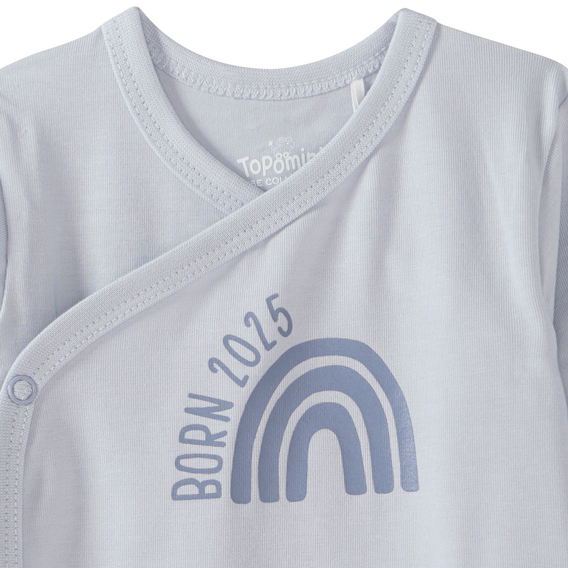 Topomini Pure Collection Newborn Wickelbody Born 2025 hellblau