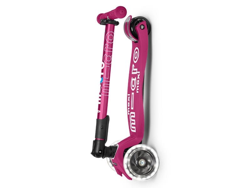Micro Mobility Kickboard Maxi Micro Deluxe LED Foldable Faltbares Kickboard