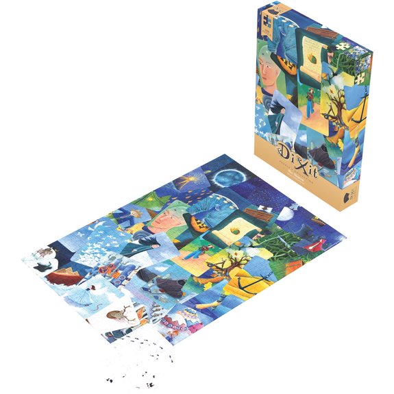 Puzzle Dixit 1000 pièces Blue Mishmash