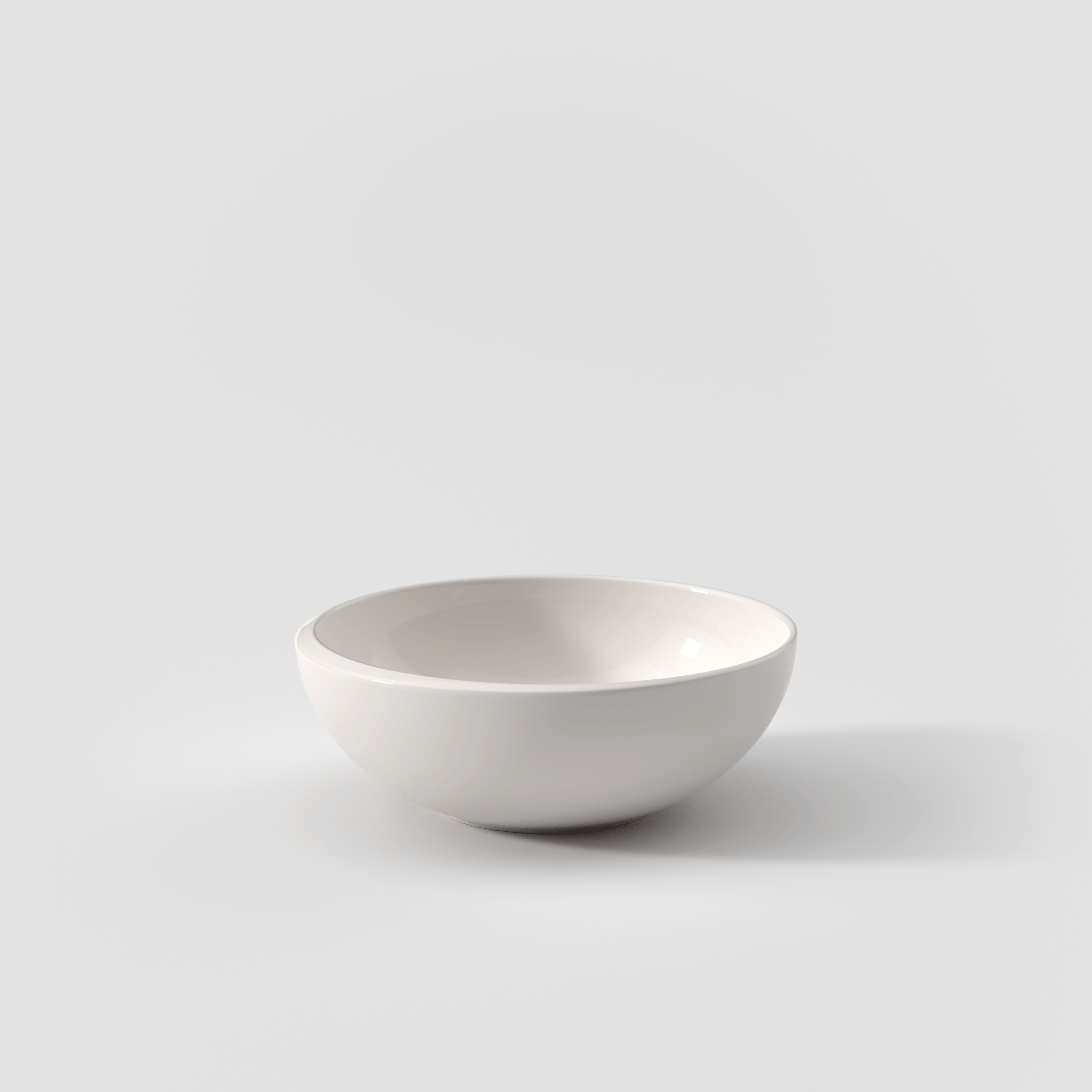 NewMoon Salad serving bowl White, 22 oz, Premium Porcelain