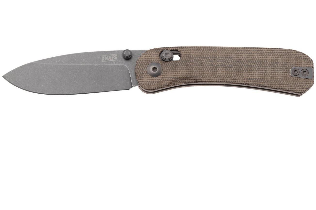 Knafs Lander 3 KNAFS-00397, Moondust S35VN, Moondust Canvas Micarta zakmes