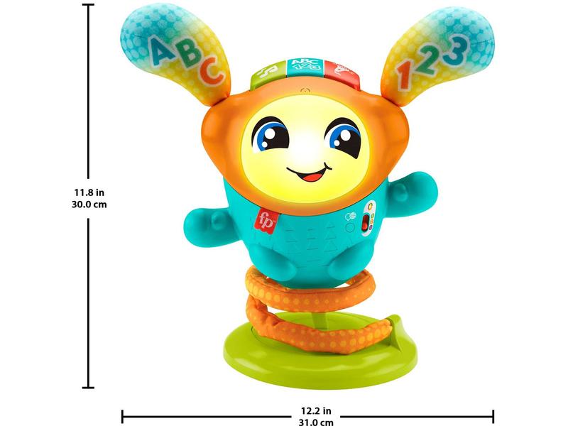 Fisher-Price Musikspielzeug DJ Hüpfi Lernspielzeug mit Licht und Sound