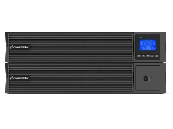 PowerWalker VFI 3000 ICR IoT - UPS (stativ-monterbar / ekstern) - 3000 Watt - 3000 VA - 9 At - RS-232, USB, Ethernet - output-stikforbindelser: 9