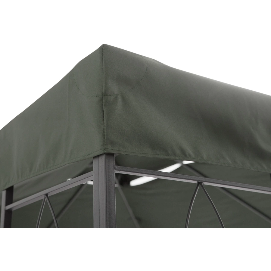 Outsunny Pavillondach für 3 x 4 m Grundflächen grau
