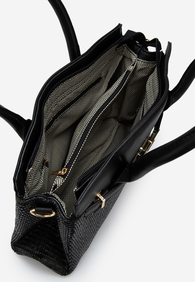Sac à main noire Lubiana
