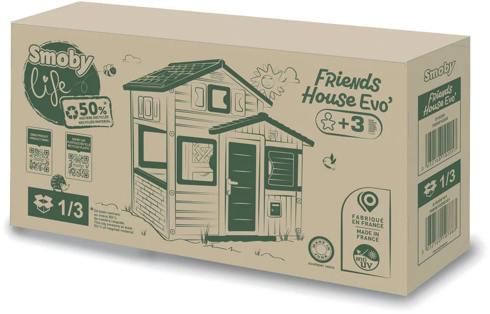 SMOBY LIFE -  MAISON FRIENDS HOUSE EVO