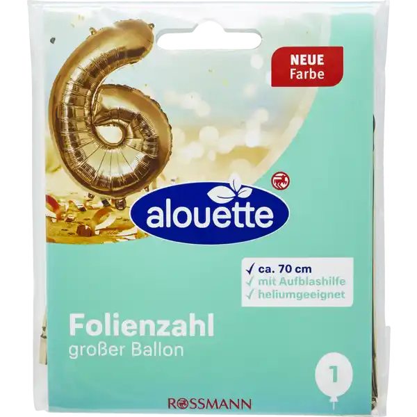 Folienzahlen groß 3-9 gold