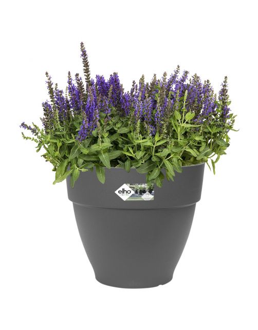 Elho Bloempot Vibia Campana Rond Grijs - Buitenpot