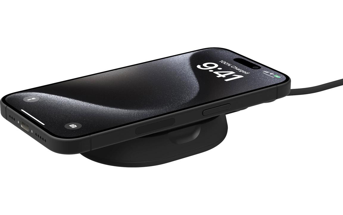 Wireless Charger Boostcharge Pro Qi2 SchwarzVerstellbare kabellose magnetische Ladestation mit Qi2