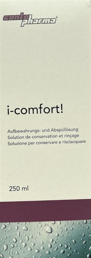 CONTOPHARMA Aufbewahrungs- und Abspüllösung i-comfort! 250 ml