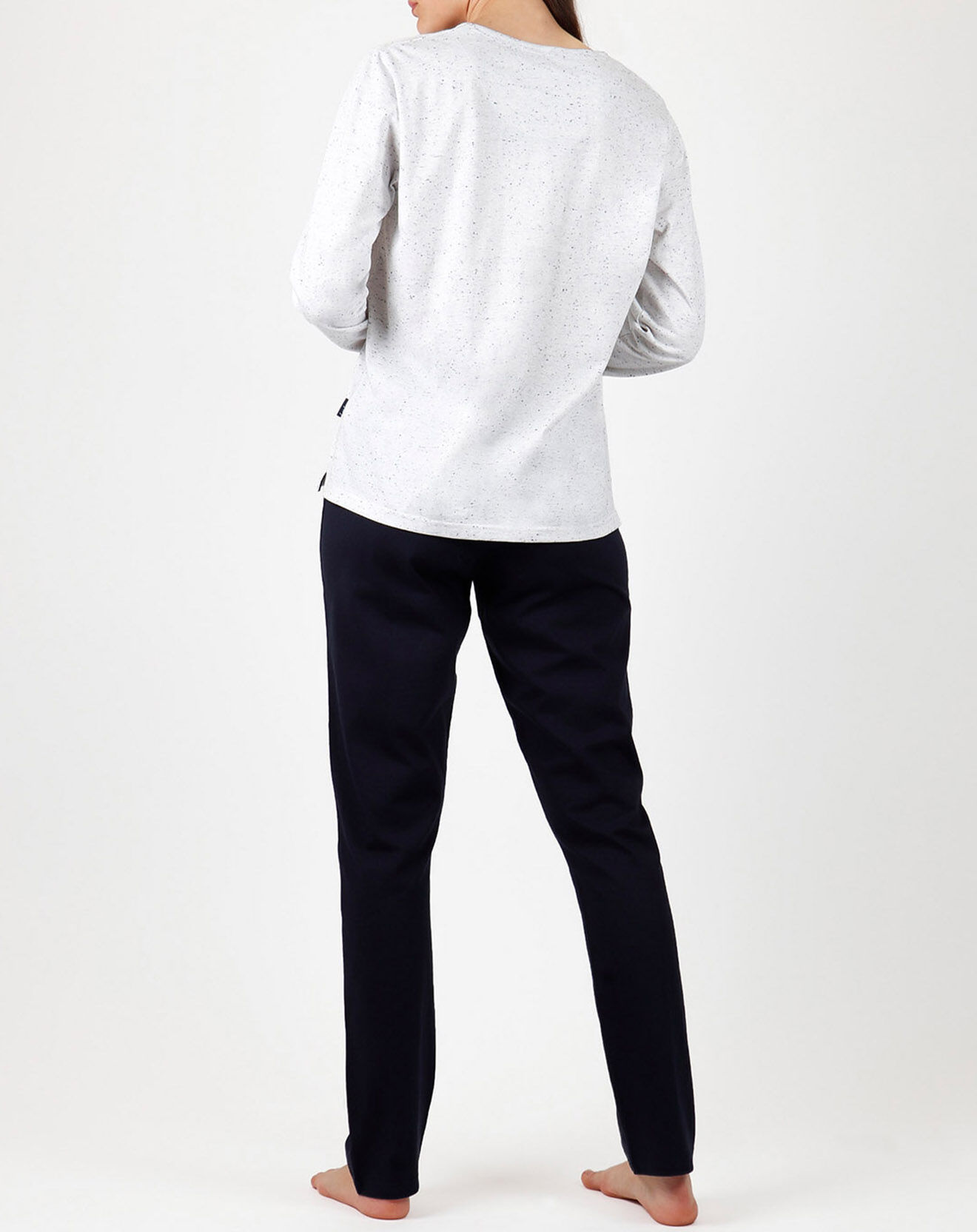 Admas Pyjama Lovely noir/gris