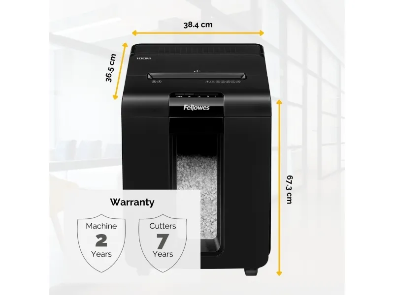 Makulator Fellowes AutoMax 100M mini makulering 4x10mm - AutoFeed (P-4)