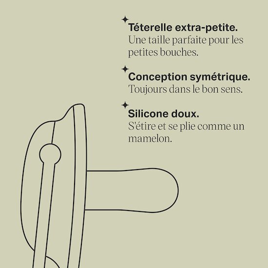 Sucettes nouveau-né lot de 2   Aléatoire        de               Tommee Tippee