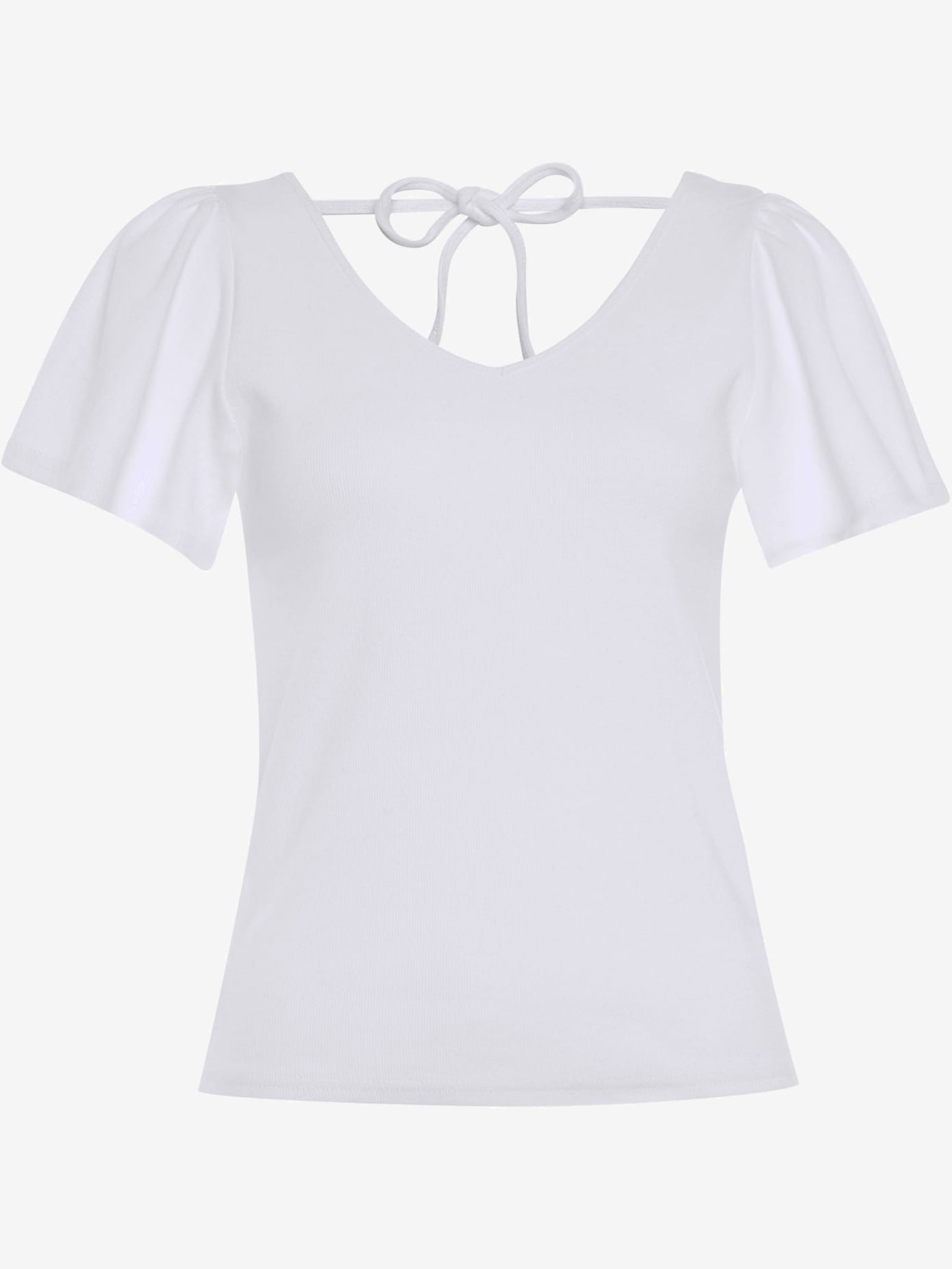 T-shirt en v encolure en v