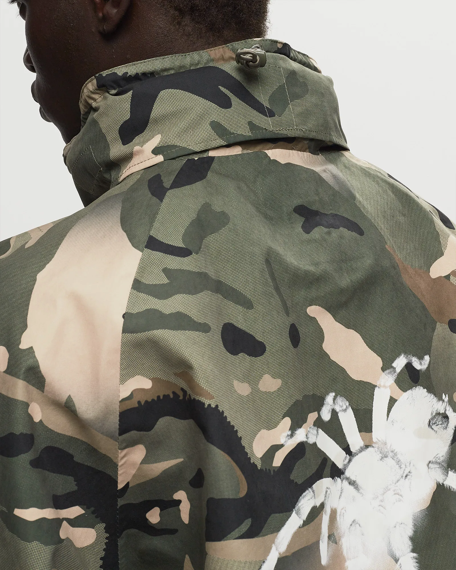 PATTA SPRAY CAMO NYLON TACTICAL PARKA