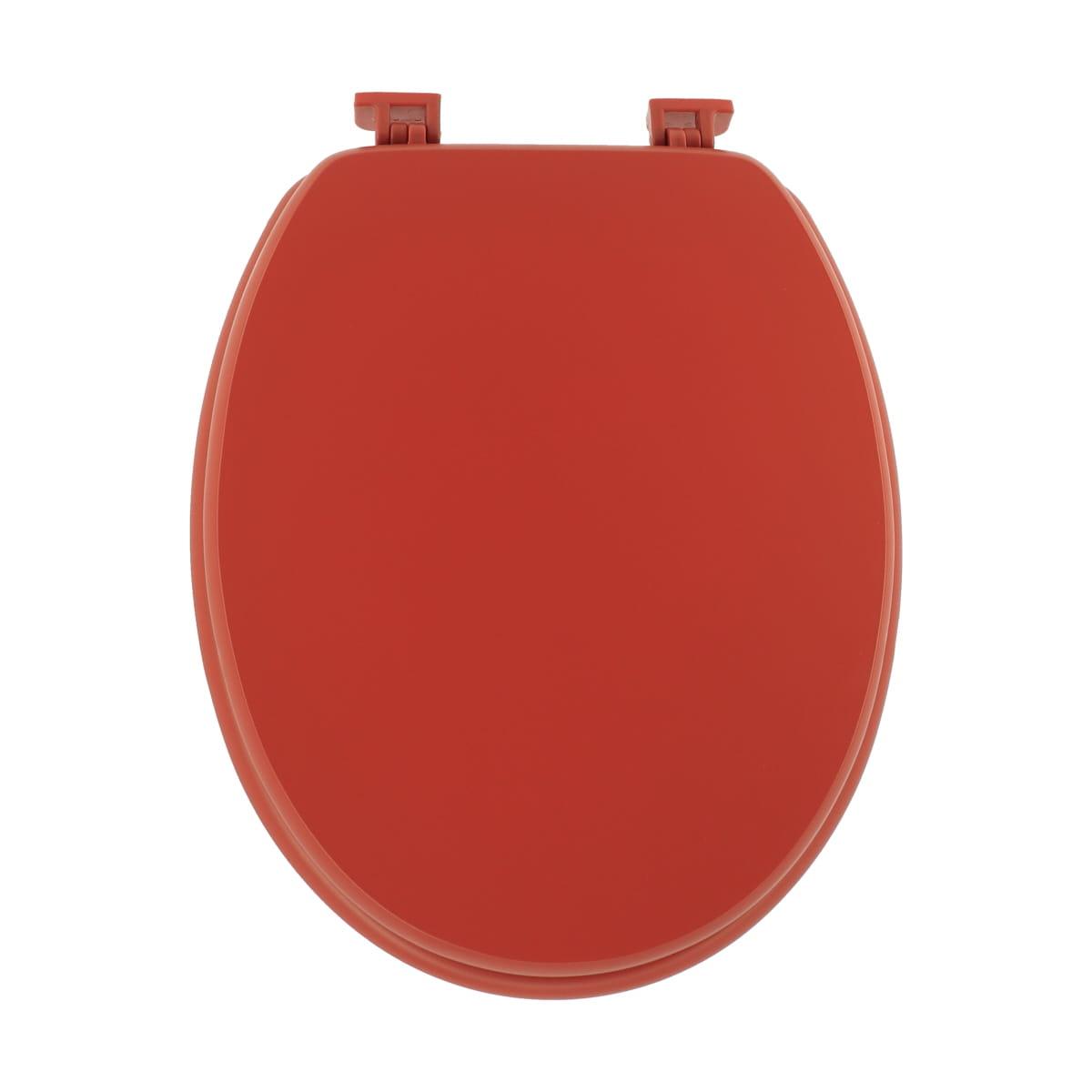 ABATTANT WC MDF 18 POUCES ATTACHES PLASTIQUES TERRACOTTA