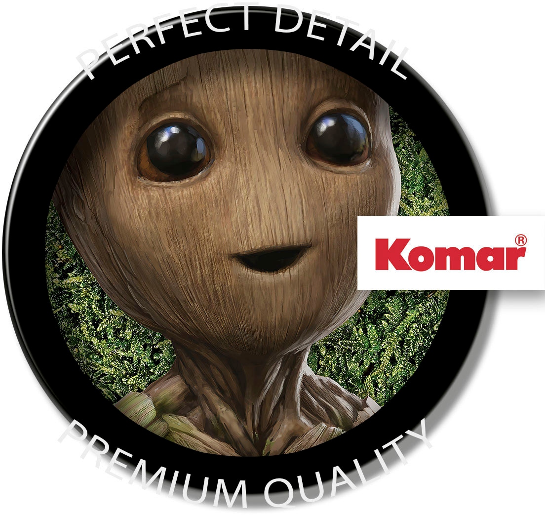 Komar Wandtattoo »selbstklebendes Vlies - Groot Little Twig - Grösse 125 x 125 cm« rund und selbstklebend