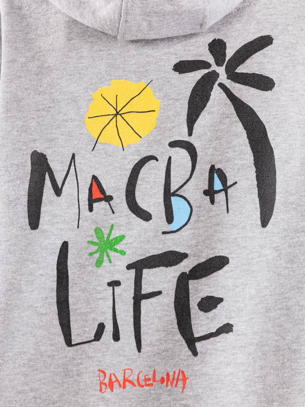 Macba Life Palm Hoodie heather grey