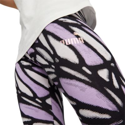 PumaESS+ NOVA SHINE AOP Leggings - gemustert