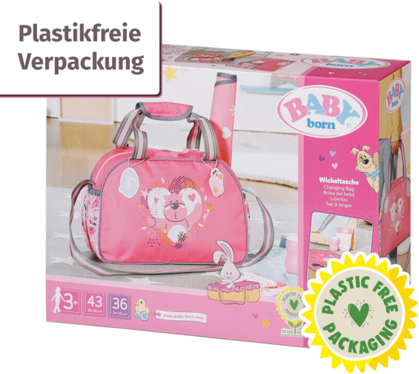 Baby Born Puppen Wickeltasche »mit Wickelunterlage«