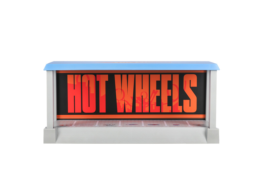 EXPOSITOR COM LUZ HOT WHEELS
