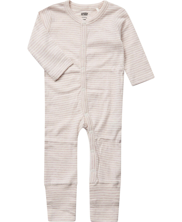 Magasin du Nord Collection Newborn bodysuit GOTS Rose stripe