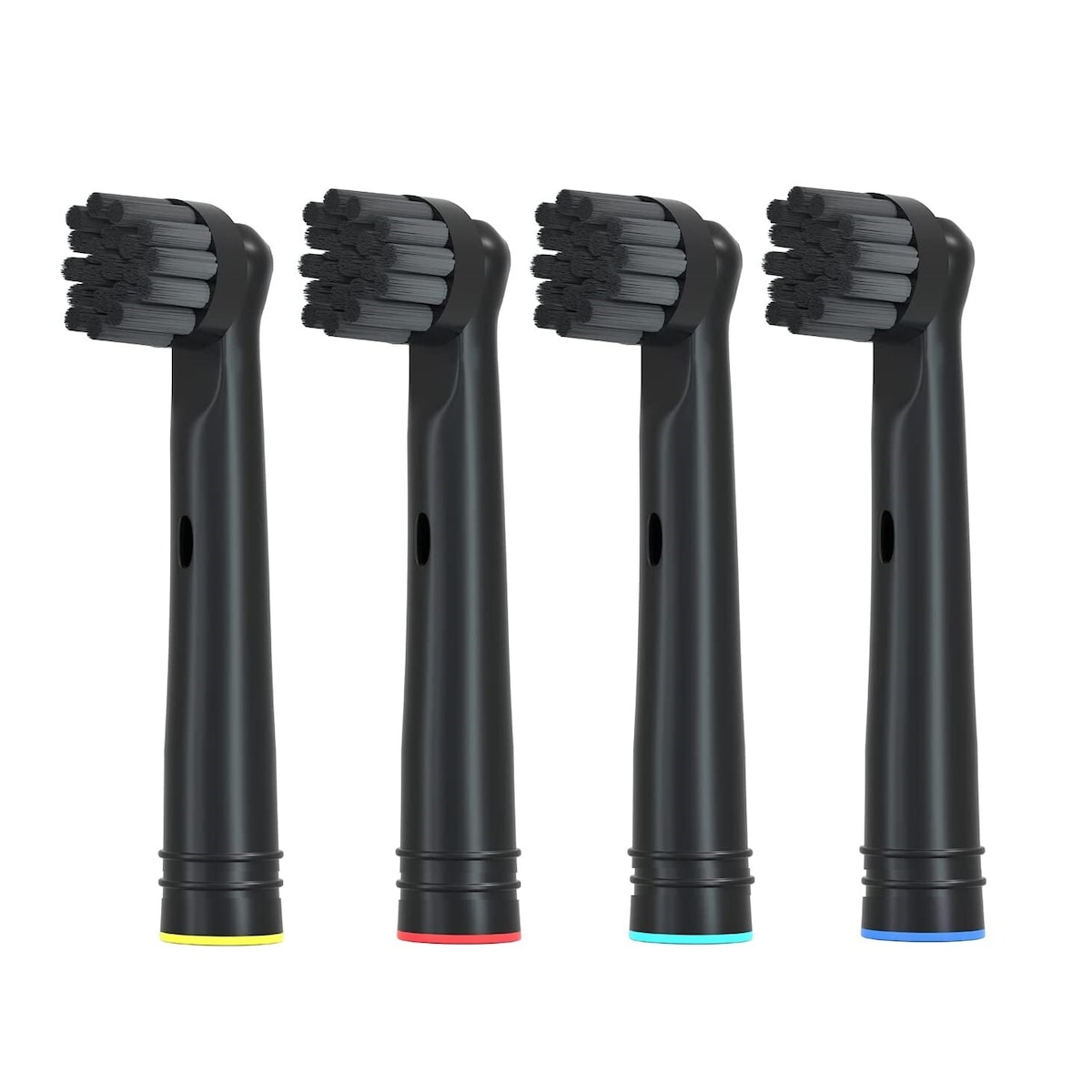 4-Pack erstatning tannbørstehoder EB-SB17A - Kompatibel med Oral-B DB 400 for effektiv tannrengjøring Sort