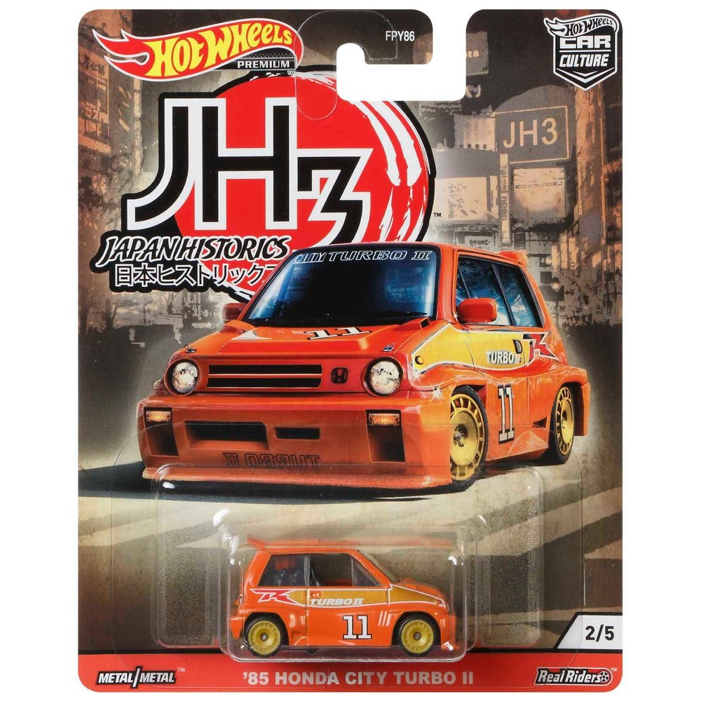 Hot Wheels Premium Car Culture: 1:64 Maßstab Diecast '85 Honda City Turbo II