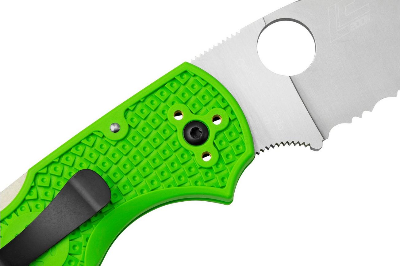 Spyderco Native 5 Salt, Green FRN, LC200N, C41SGR5 zakmes