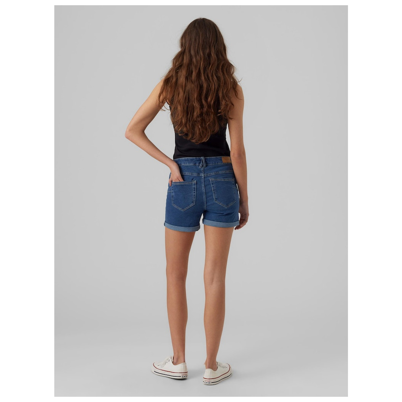 Vero Moda VMLUNA MR FOLD SHORTS MIX GA N