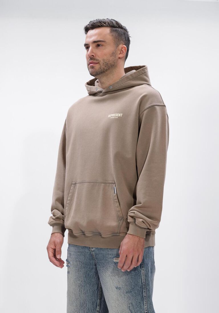 taupe represent sweater represent owners club hoodie