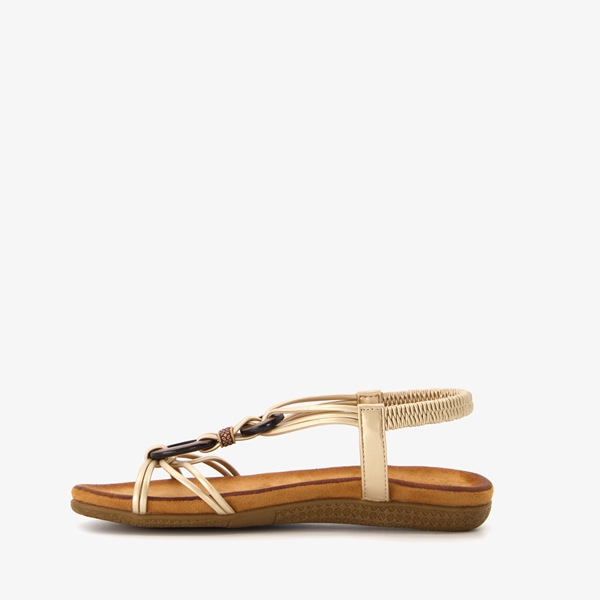 Blue Box dames sandalen goud