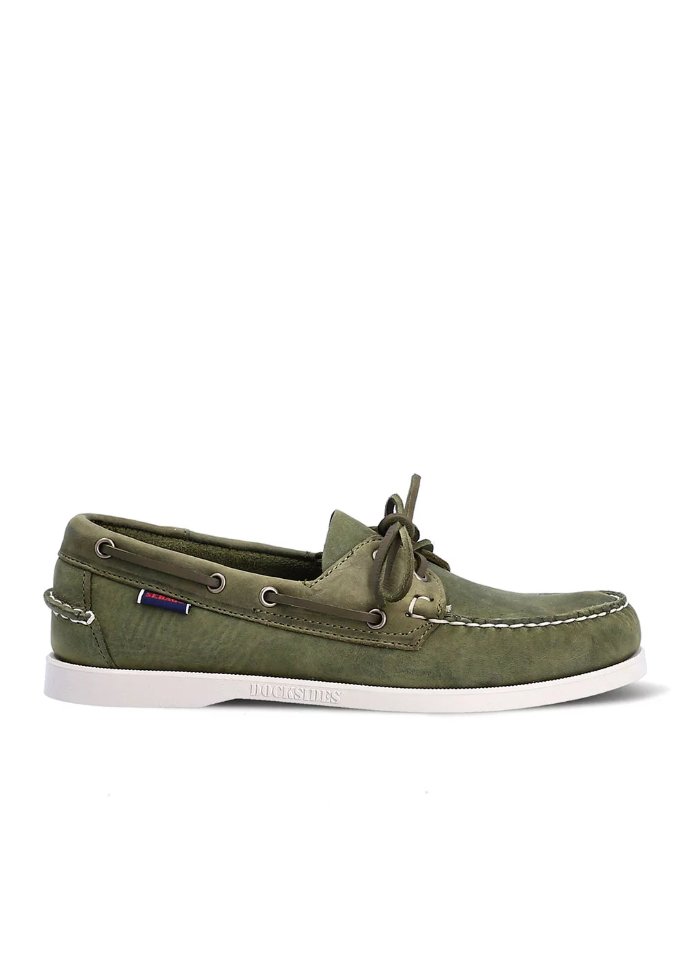 DOCKSIDE PORTLAND SUEDE GREEN MILITARY
