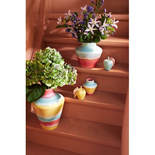 Kähler X KimPop Vase, Pink/Mint/Yellow