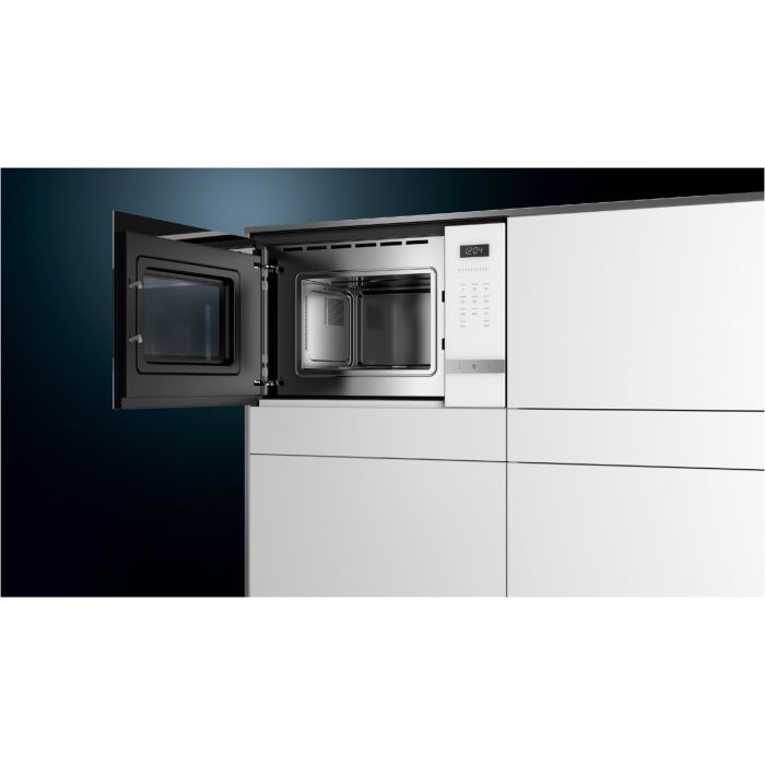 Siemens Einbau-Mikrowelle iQ500 BF525LMW0 Weiß