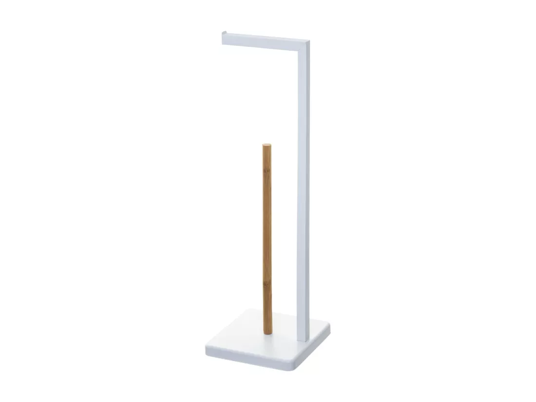 WELL HOME - Réserve papier toilette 'Natureo' blanc Ø20x64,5