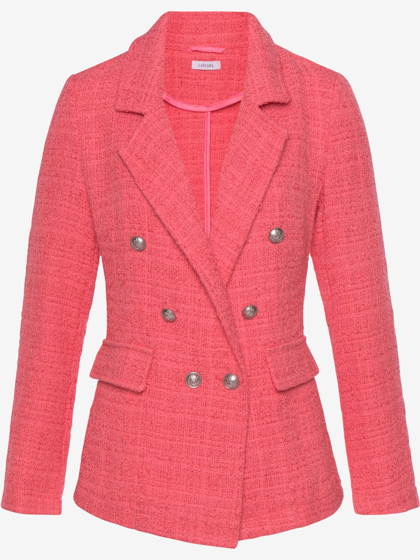 Blazer court col à revers tendance