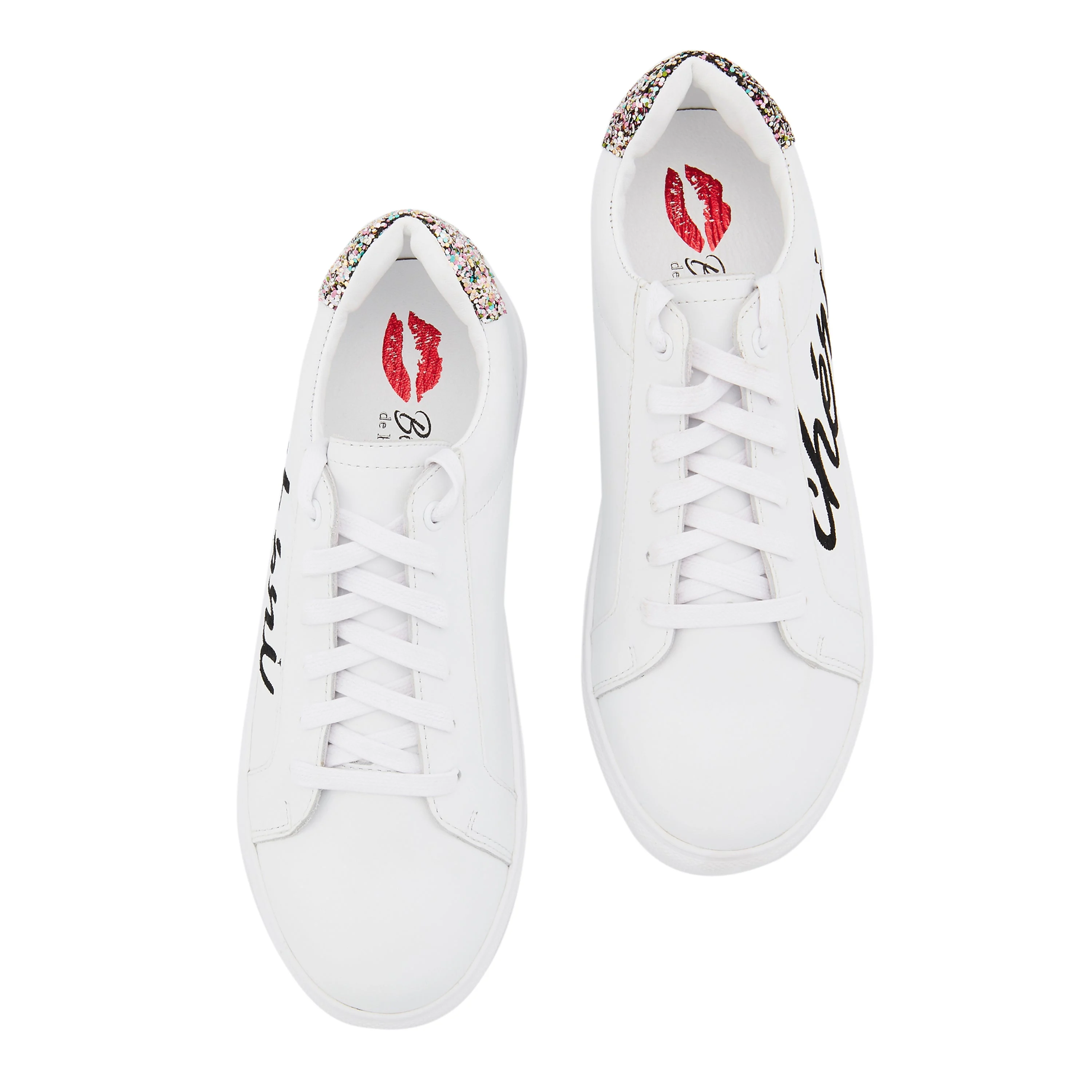 SIMONE CHÉRI - Sneakers en cuir | Blanc