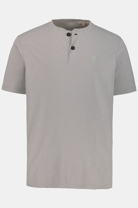 Henleys, Basic, 2er-Pack, Rundhals, Knopfleiste, bis 8 XL