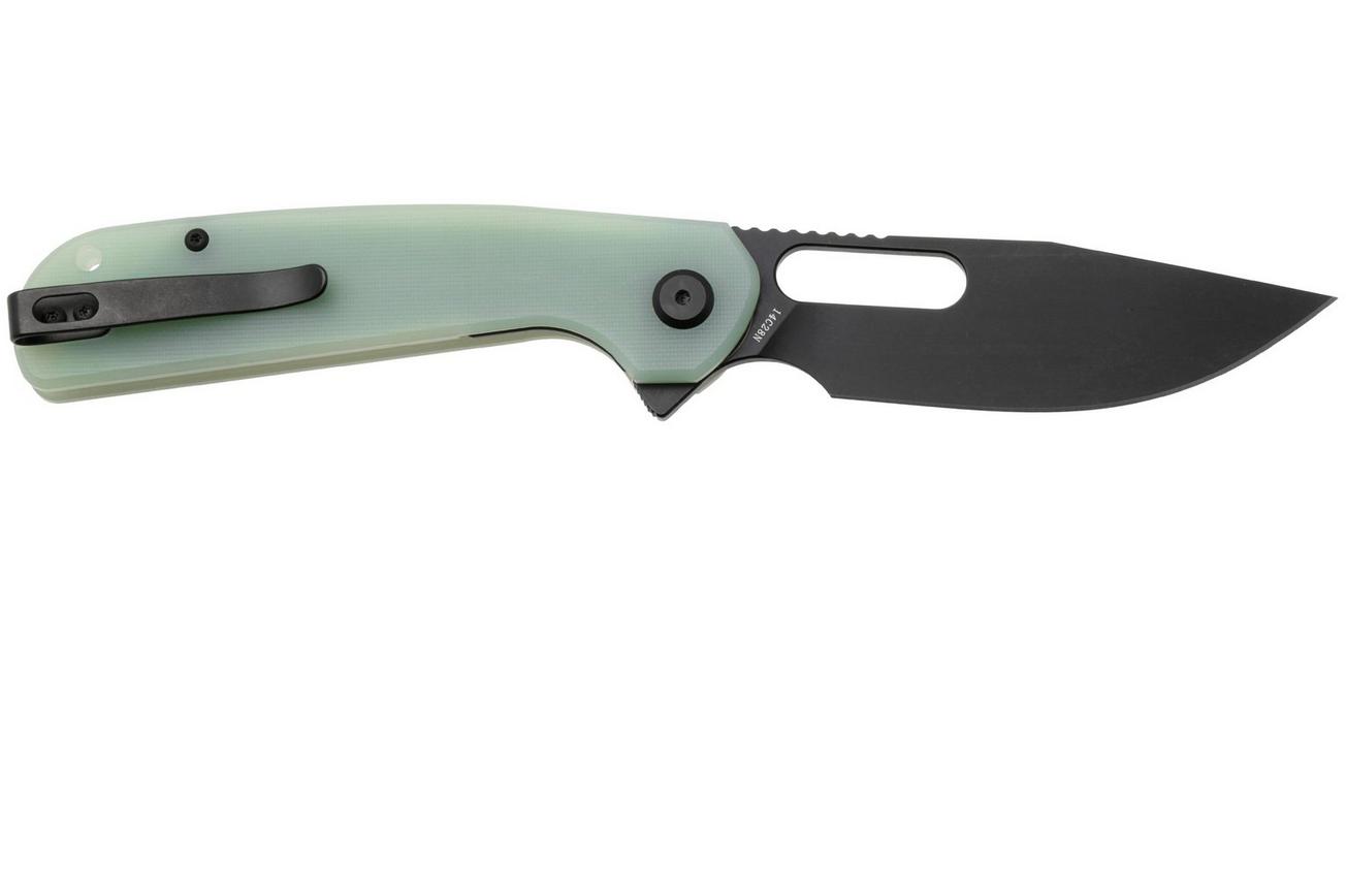 Eutektik Trinity TRI-JBW-R Blackwashed 14C28N, Jade G10, zakmes