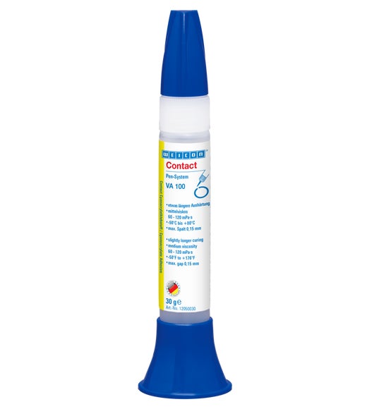 WEICON VA 100 Cyanoacrylaatlijm | Secondelijm voor metaal, kunststof en rubber | 30 g