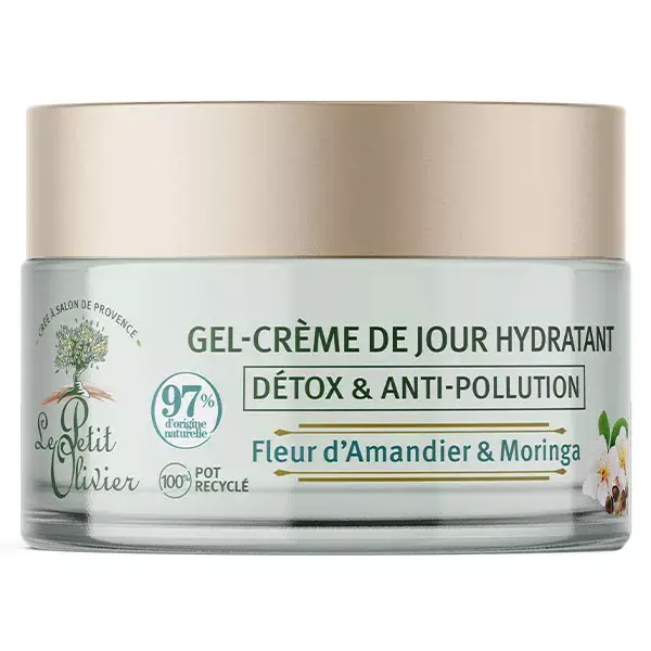 Le Petit Olivier Gel-Creme Hidratante Diurno Detox e Antipoluição 50ml