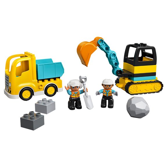 Le camion et la pelleteuse LEGO Duplo 10931